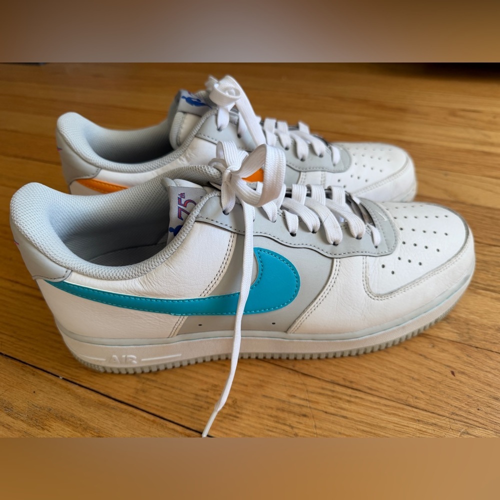 Nike Air Force 1 ‘07 LV8 NBA 75th Anniversary Men’s Size 11 - Picture 2 of 11